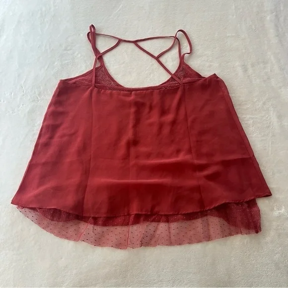 Nwt Miss Me Strappy Embroidered Open-Back Tank Top - Picture 4 of 9